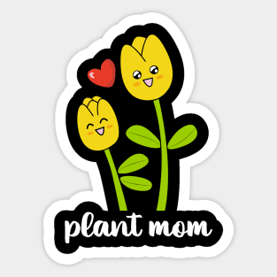 Tulip Plant mom beautiful flower Sticker